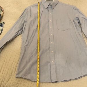 Sonoma Kohls Men's Light Blue Casual Button-Down Shirt Size large Tall